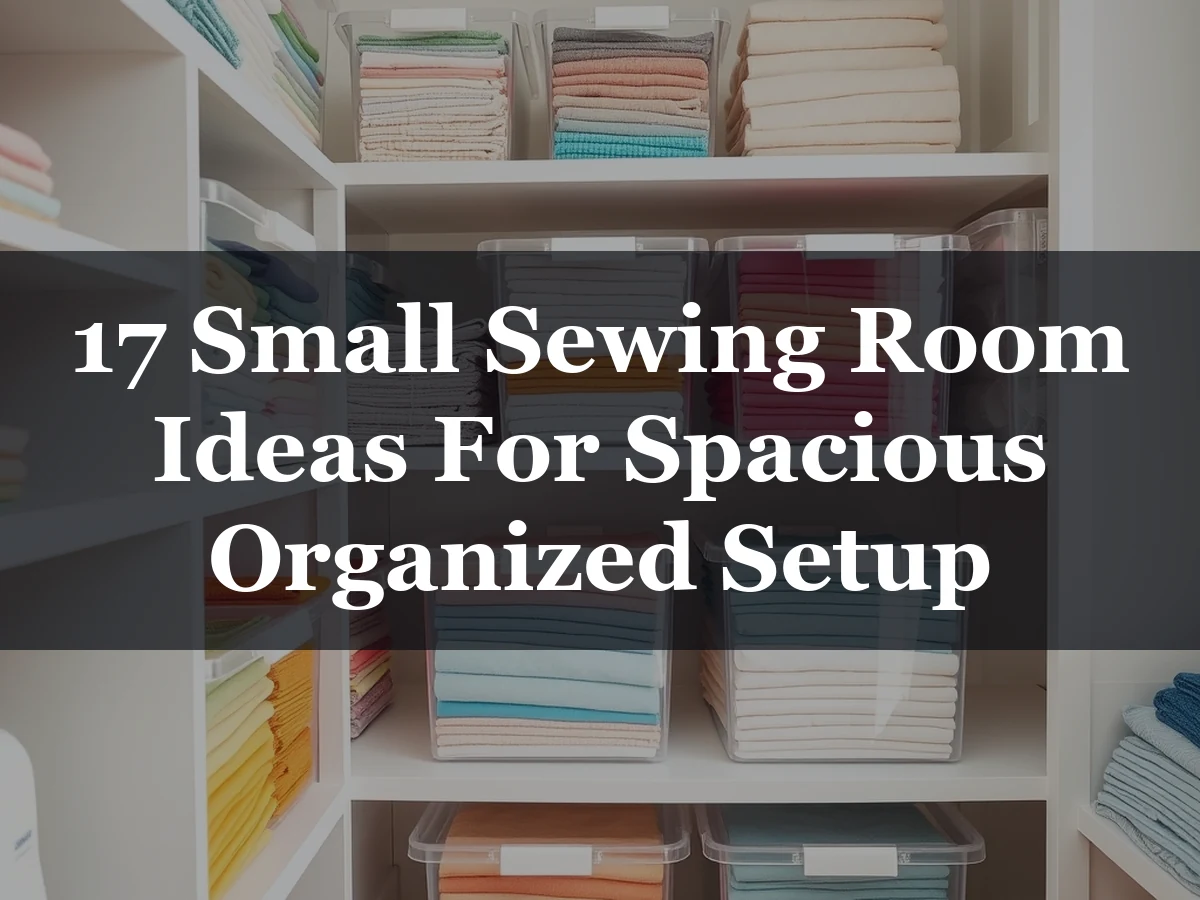 17 Small Sewing Room Ideas For Spacious Organized Setup - 17 Small Sewing Room Ideas for Spacious Organized Setup