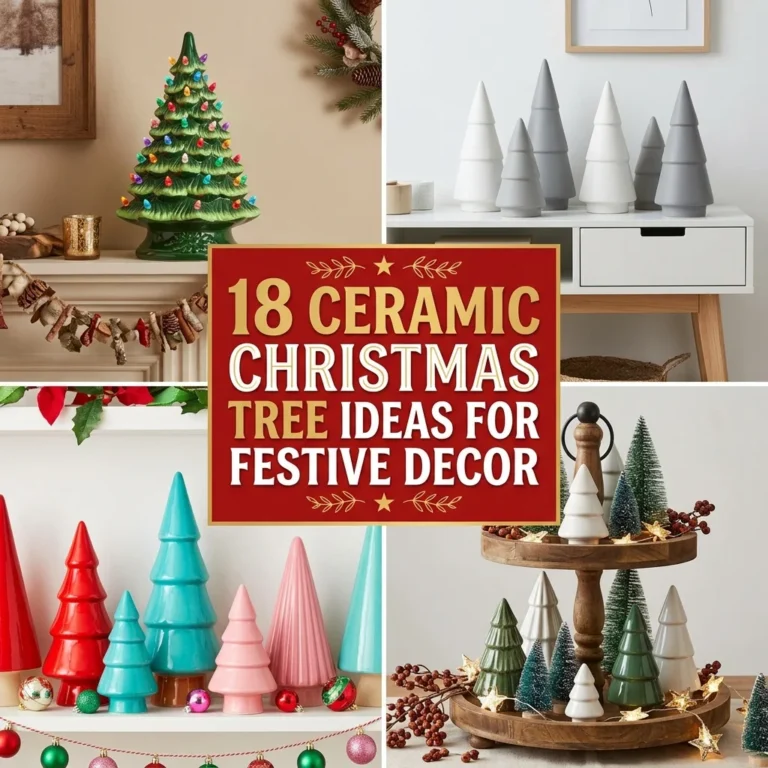 18 Ceramic Christmas Tree Ideas for Festive Decor