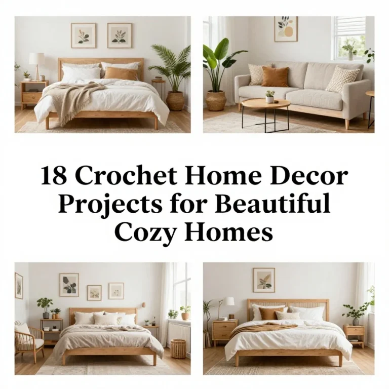 18 Crochet Home Decor Projects for Beautiful Cozy Homes