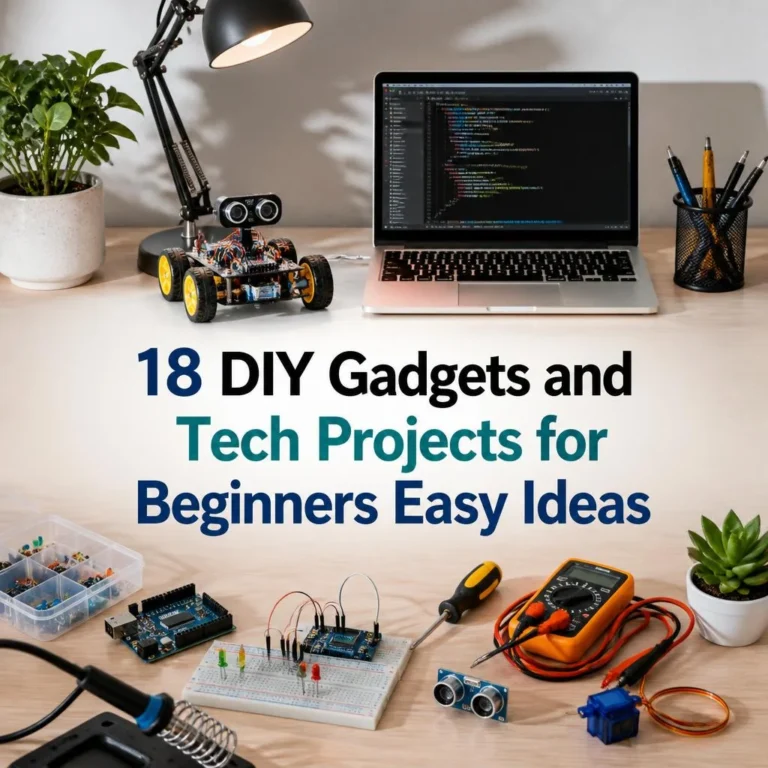 18 DIY Gadgets and Tech Projects for Beginners Easy Ideas