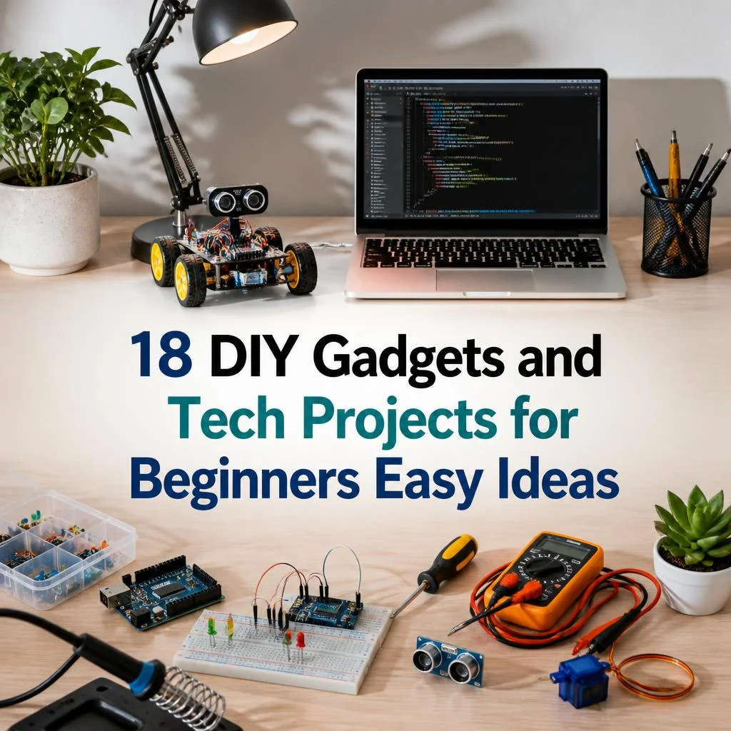18 DIY Gadgets and Tech Projects for Beginners Easy Ideas