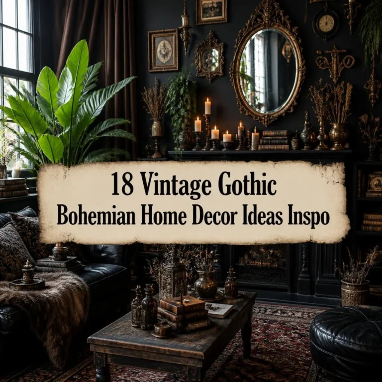 18 Vintage Gothic Bohemian Home Decor Ideas Inspo