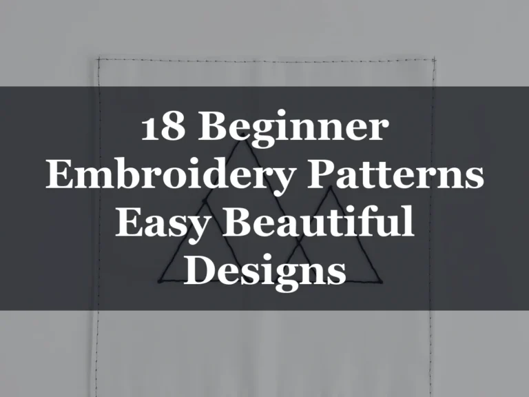18 Beginner Embroidery Patterns Easy Beautiful Designs - 18 Beginner Embroidery Patterns Easy Beautiful Designs