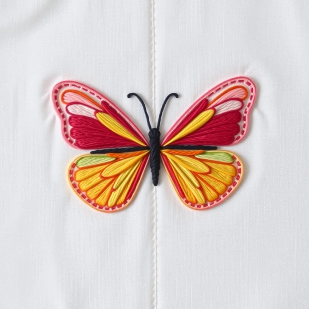 Cute Butterfly Project - 18 Beginner Embroidery Patterns Easy Beautiful Designs