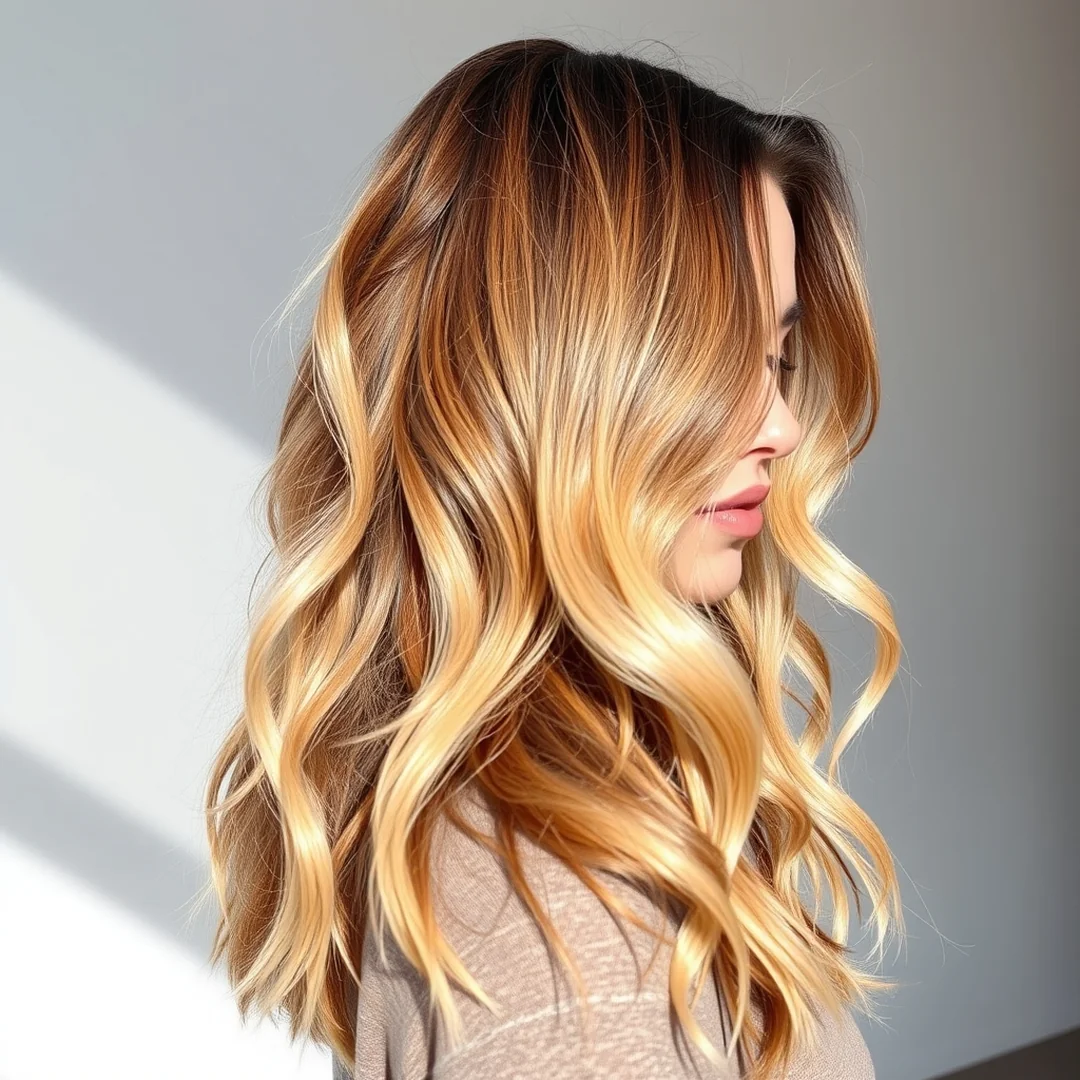 Natural Foilyage Brown Hair - 18 Brown Hair Blonde Highlights Rich Natural Look Ideas