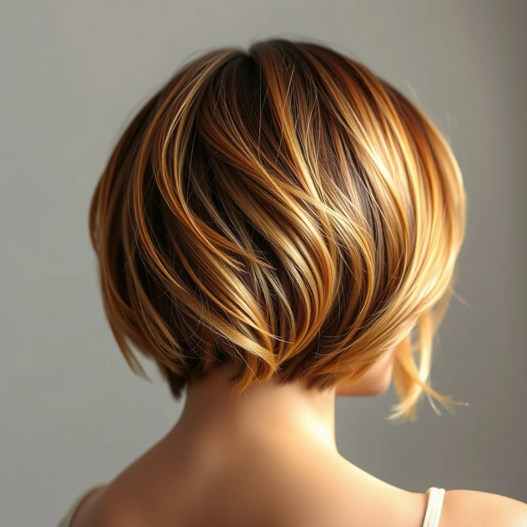 Warm Honey Highlights - 18 Chic Short Brown Hairstyles Highlights Modern Look Now