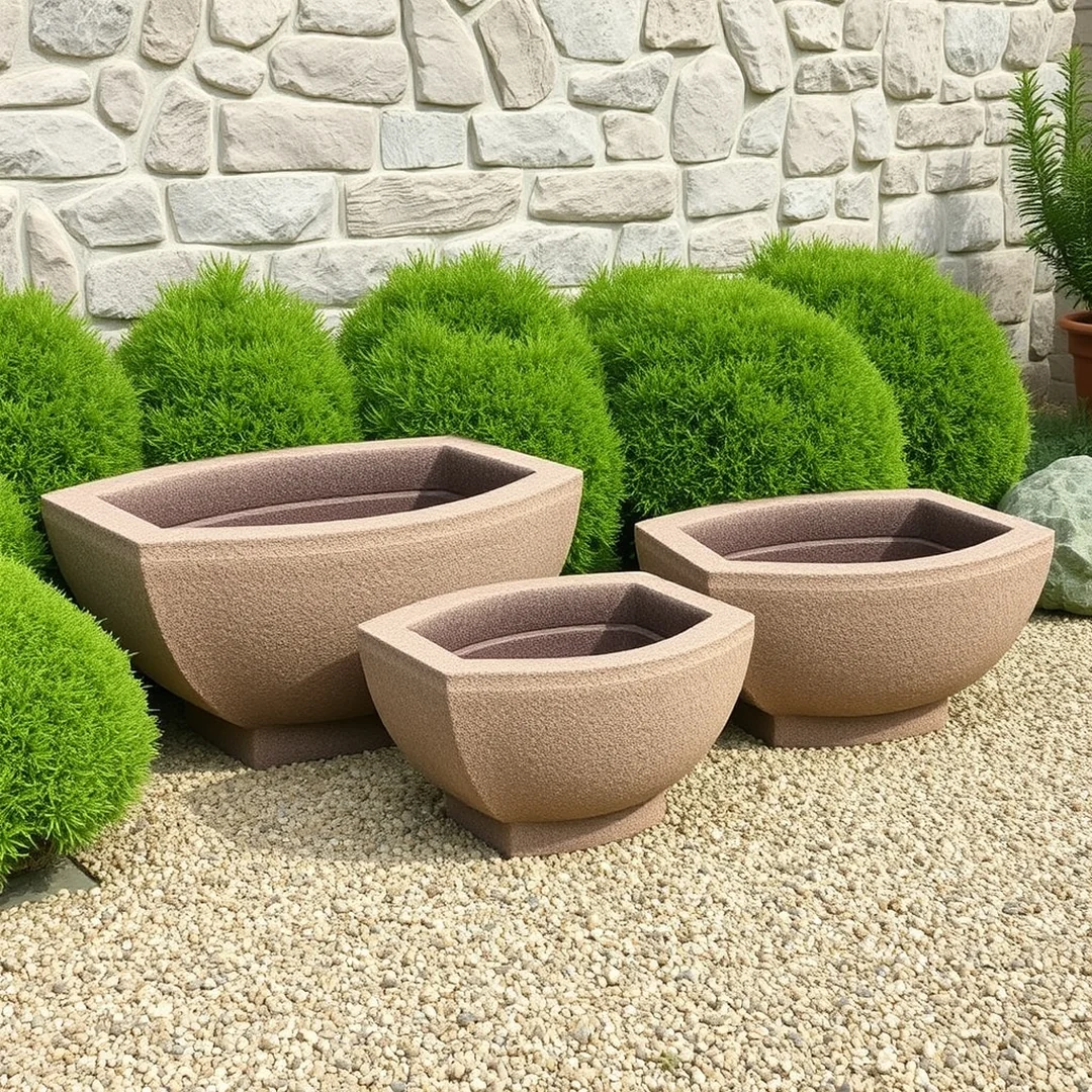 Hypertufa Stone Troughs - 18 DIY Container Gardening Ideas for Small Spaces Home