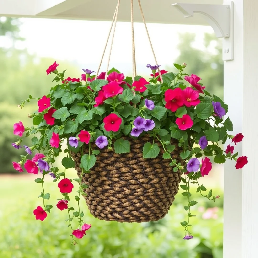 Hanging Basket Systems - 18 DIY Container Gardening Ideas for Small Spaces Home