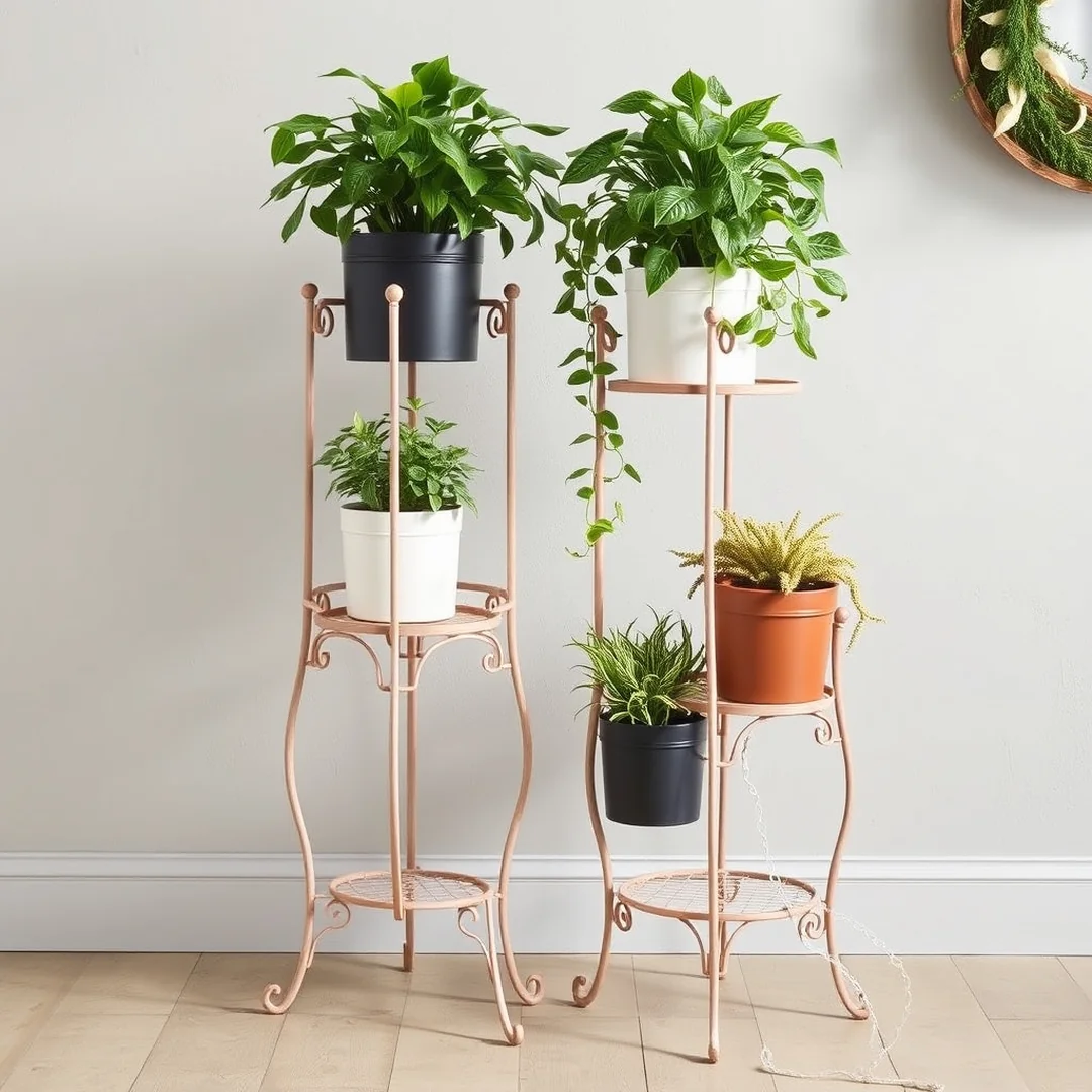 Tiered Plant Stands - 18 DIY Container Gardening Ideas for Small Spaces Home
