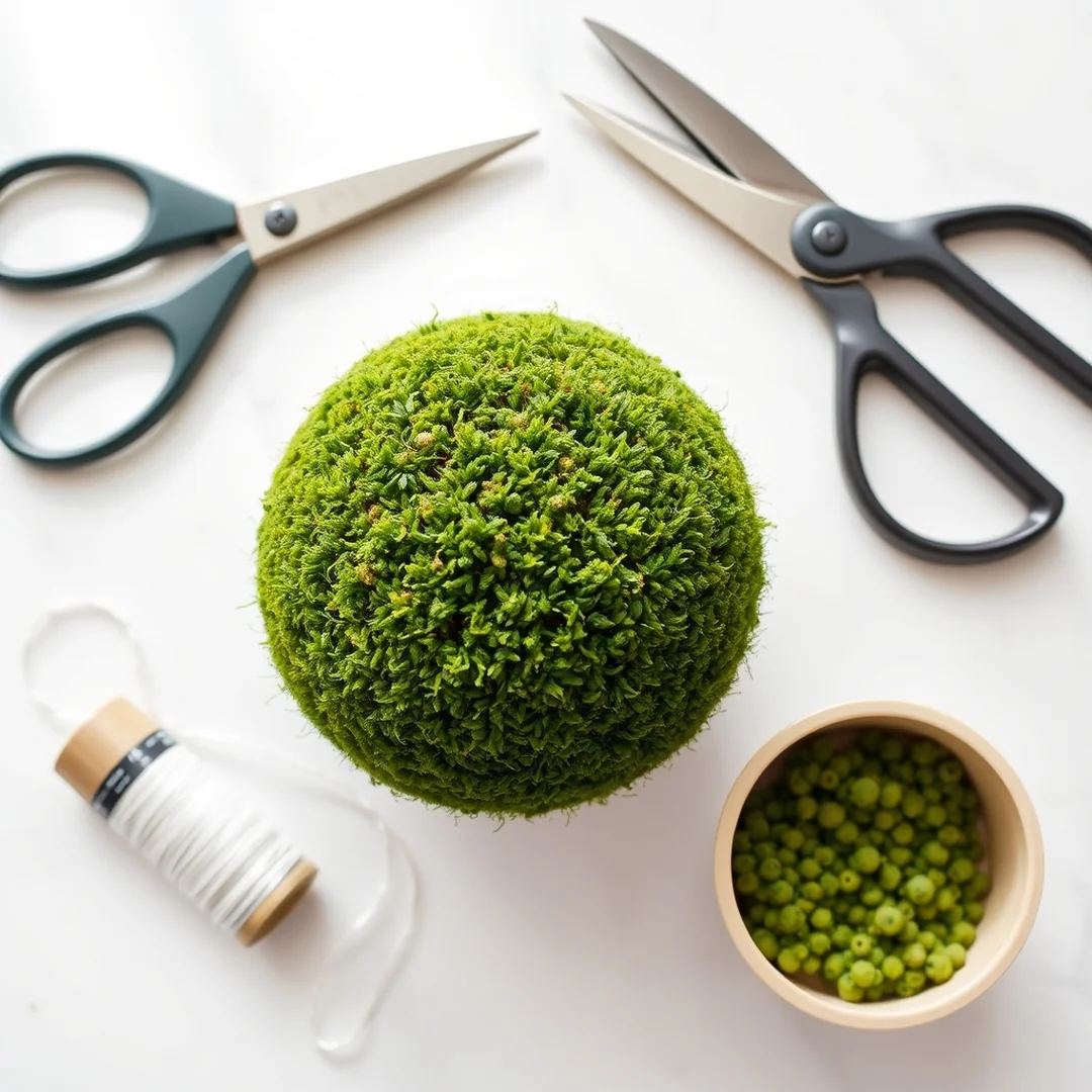 DIY Moss Ball Supplies - 18 DIY Moss Ball Project Step by Step Beginner Guide