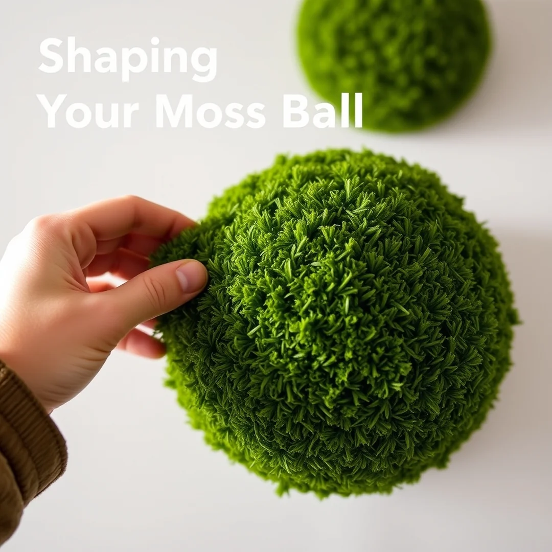 Shaping Your Moss Ball - 18 DIY Moss Ball Project Step by Step Beginner Guide