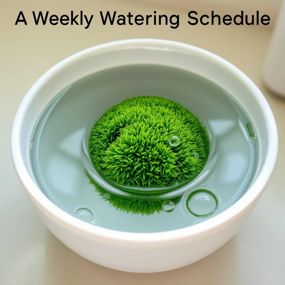 Weekly Watering Schedule - 18 DIY Moss Ball Project Step by Step Beginner Guide