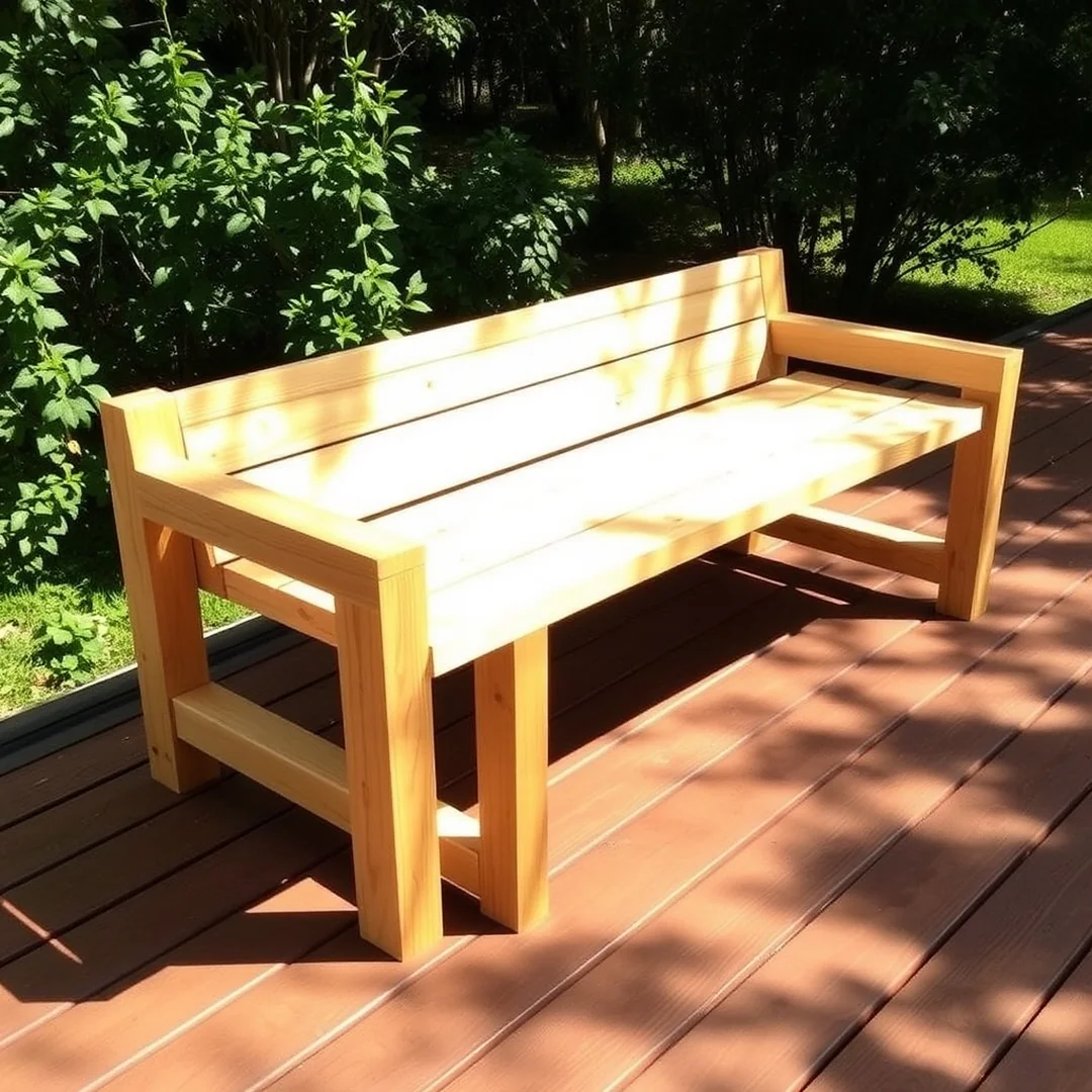 Modern Garden Benches - 18 DIY Patio Furniture Set Ideas for Backyard Style