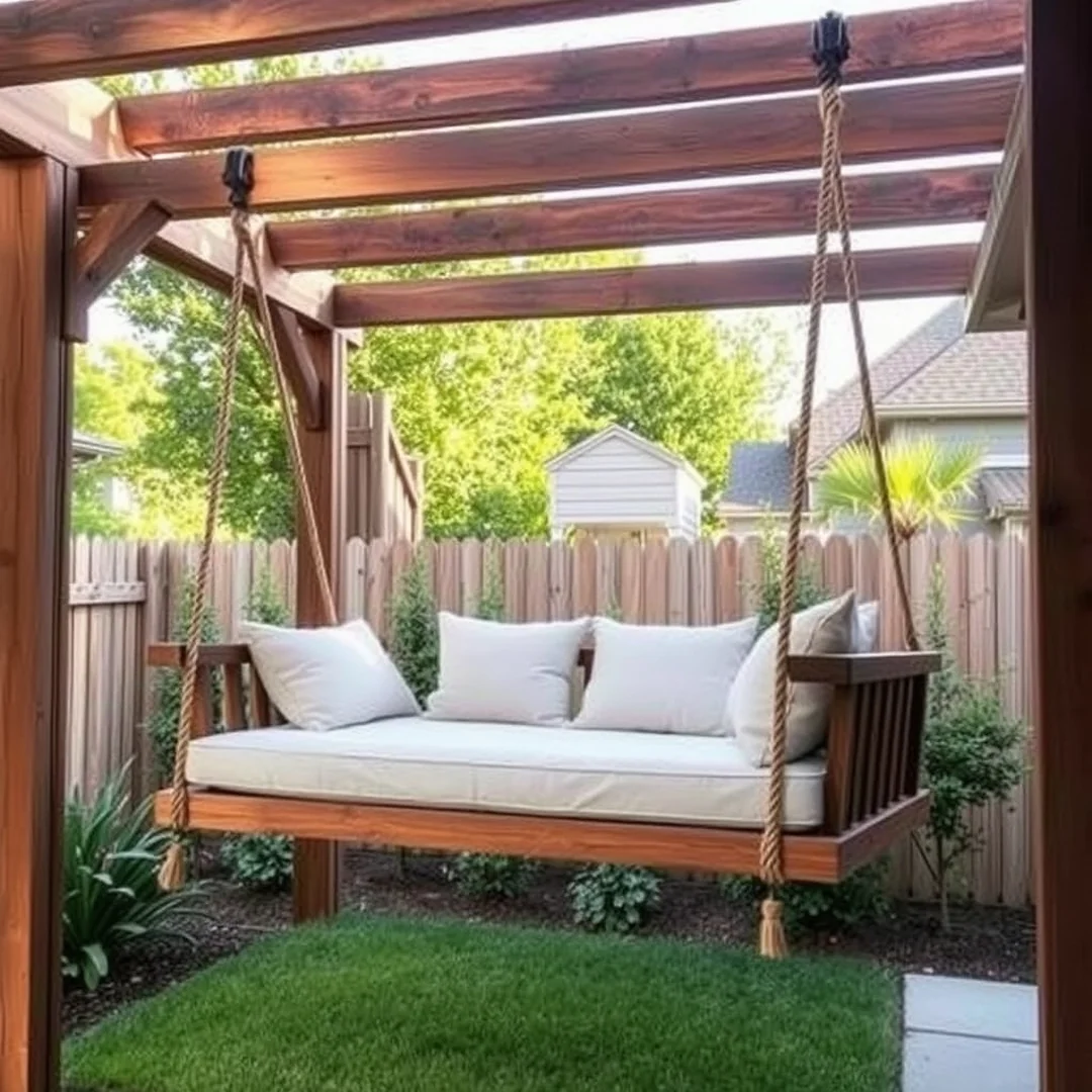 Patio Hanging Daybed - 18 DIY Patio Furniture Set Ideas for Backyard Style