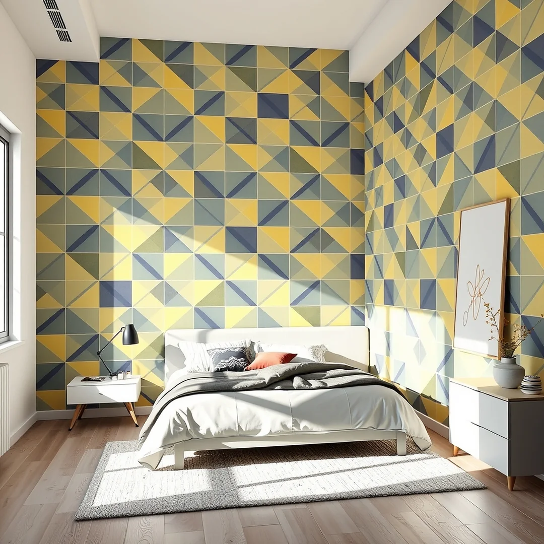 Adhesive Wall Paper - 18 Easy DIY Home Improvement Ideas to Transform Space