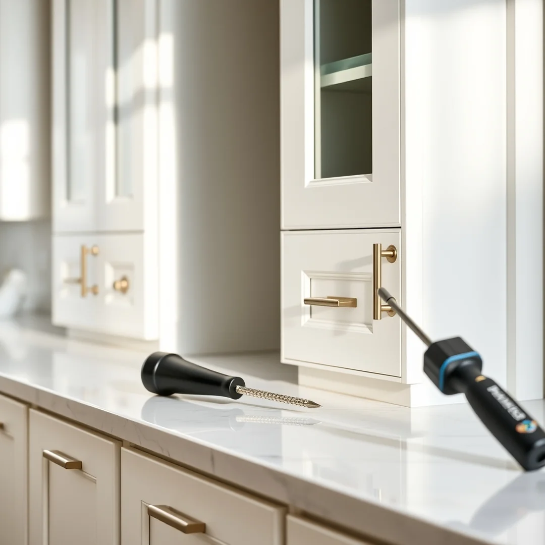 New Cabinet Hardware - 18 Easy DIY Home Improvement Ideas to Transform Space