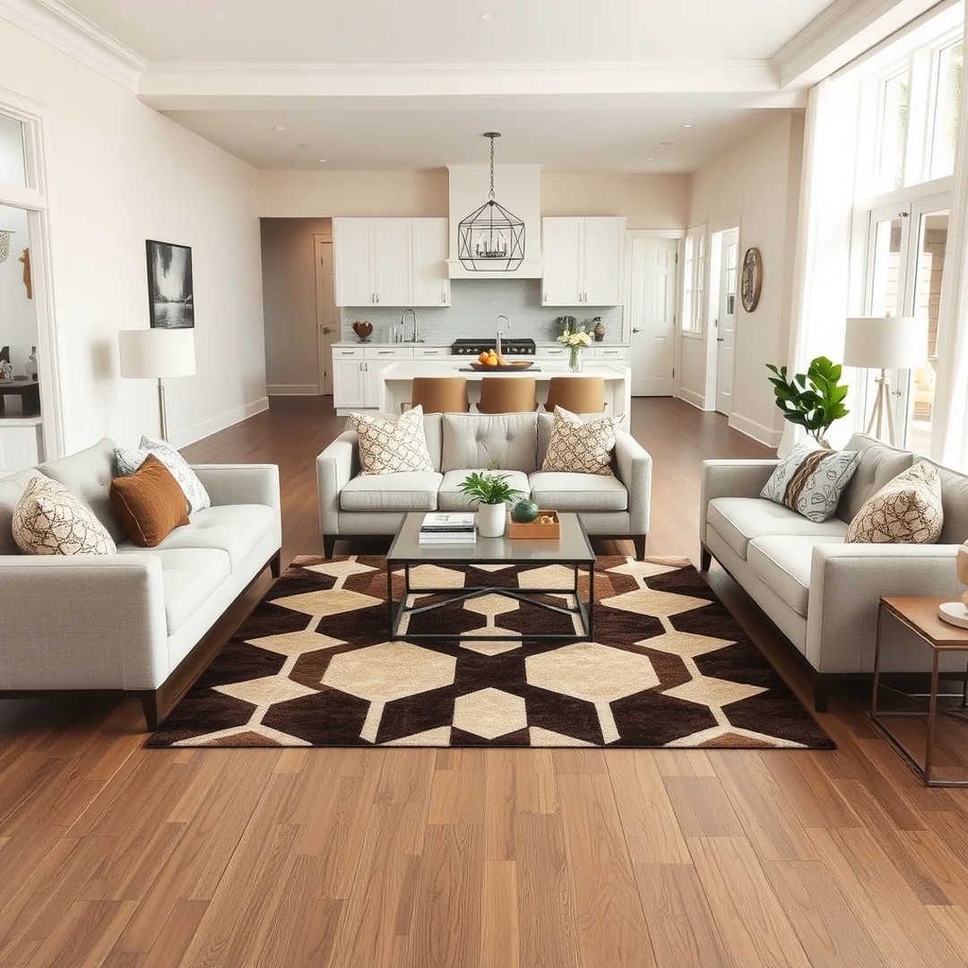 Patterned Area Rugs - 18 Easy DIY Home Improvement Ideas to Transform Space