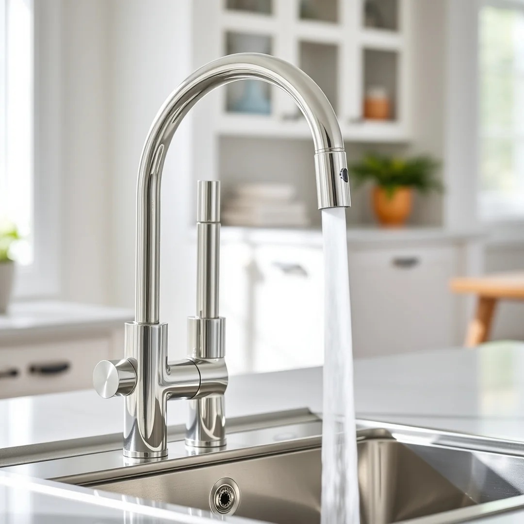 Updated Kitchen Faucet - 18 Easy DIY Home Improvement Ideas to Transform Space