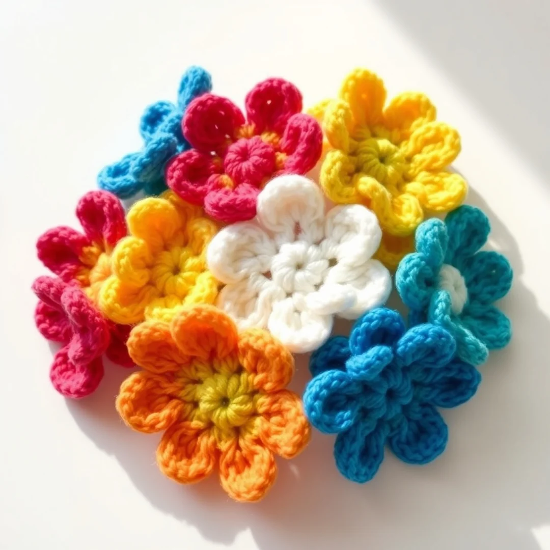 Fast Crochet Flowers - 18 Easy One Hour Crochet Projects for Quick Results