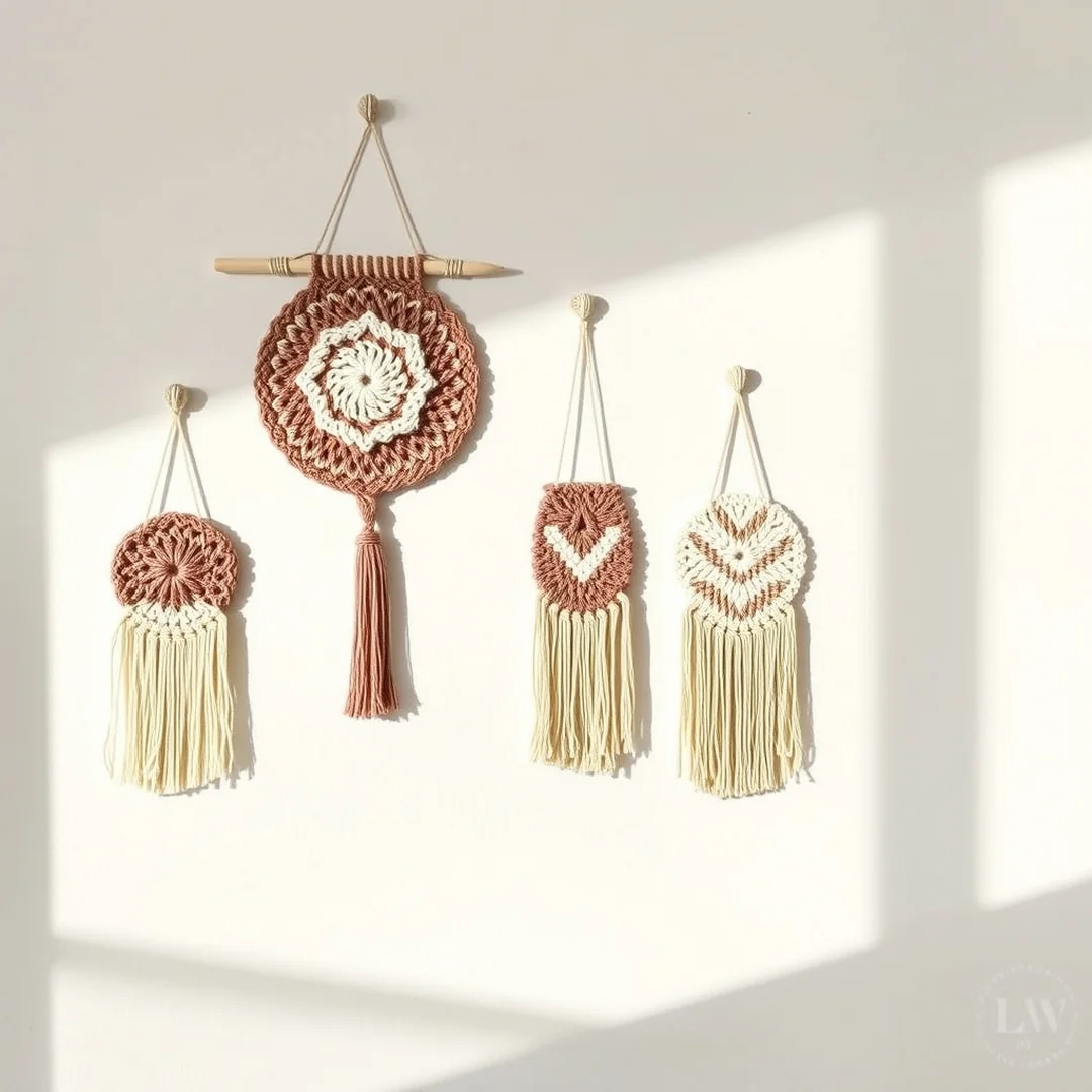 Mini Wall Hangings - 18 Easy One Hour Crochet Projects for Quick Results