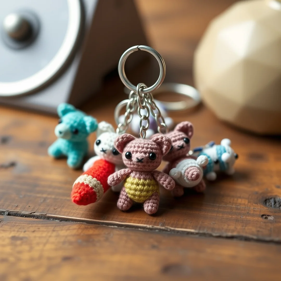 Mini Amigurumi Keychains - 18 Easy One Hour Crochet Projects for Quick Results