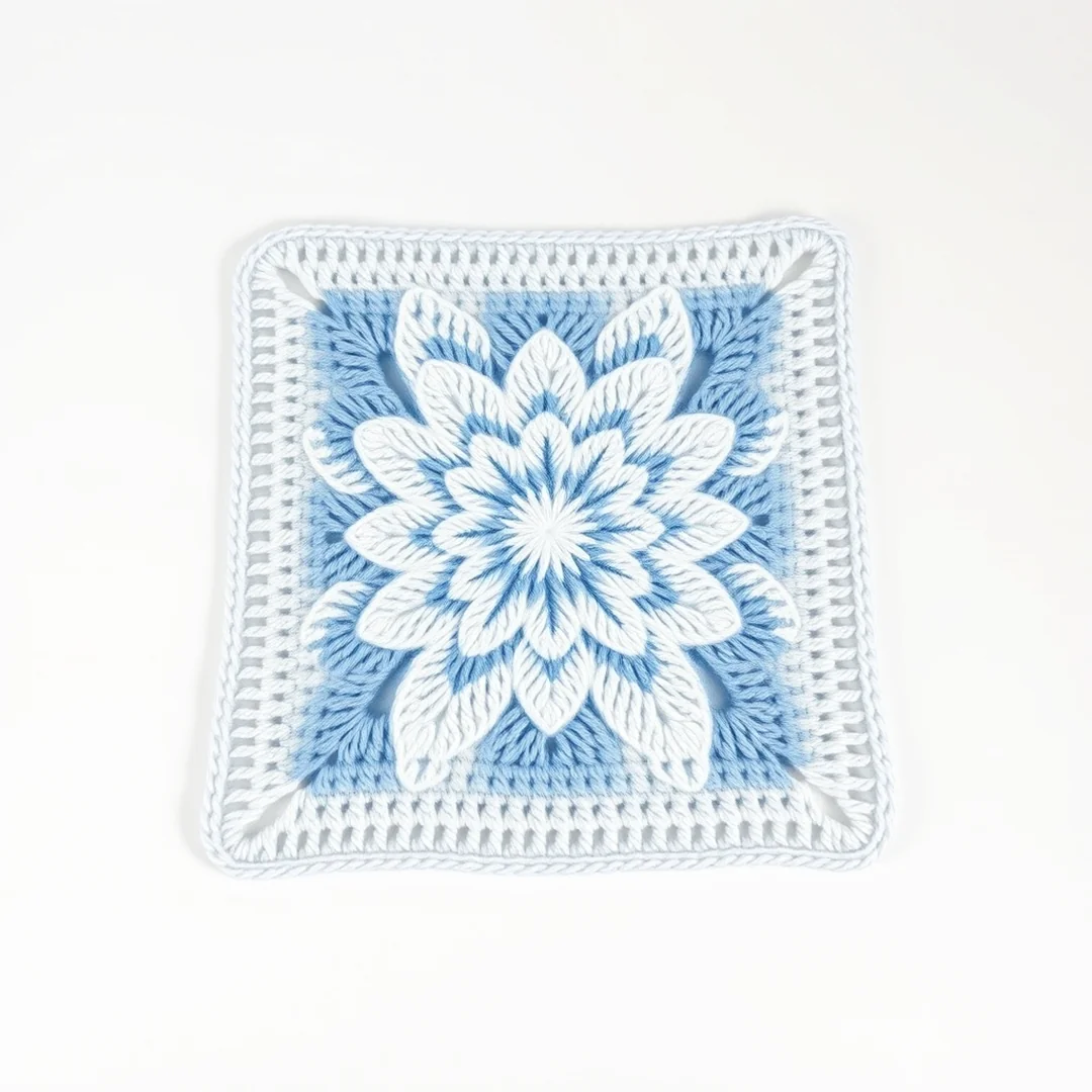 Lotus Flower Chart - 18 Flower Crochet Grid Pattern Ideas for Handmade Designs