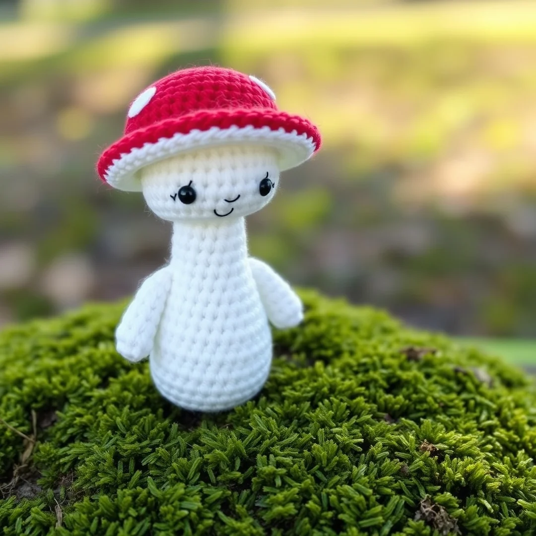 Easy Mushroom Plushie - 18 Free Crochet Amigurumi Patterns for Cute Beginners