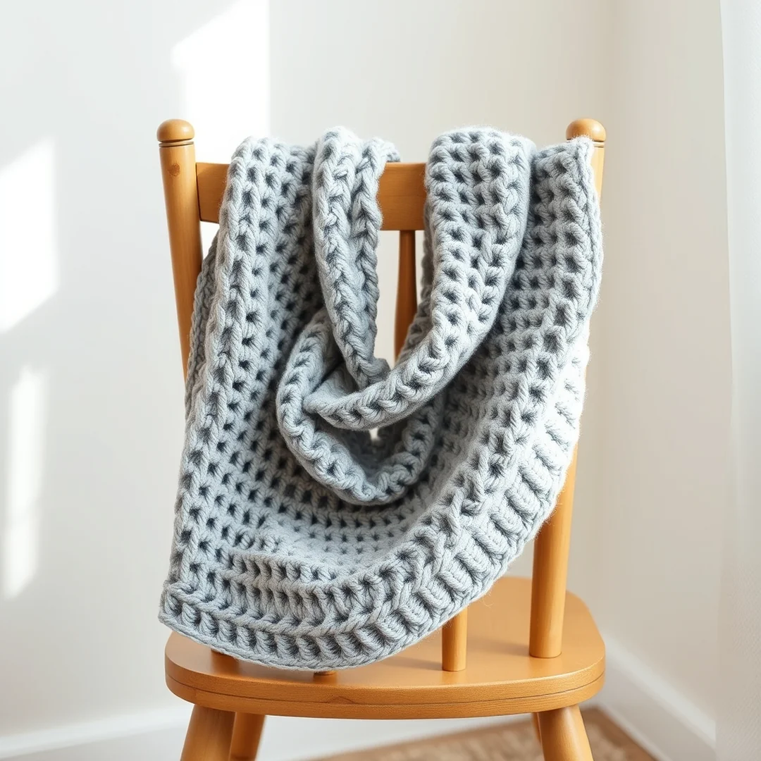 Modern Baby Scarf - 18 Free Crochet Baby Patterns Soft Cute Beginner Friendly