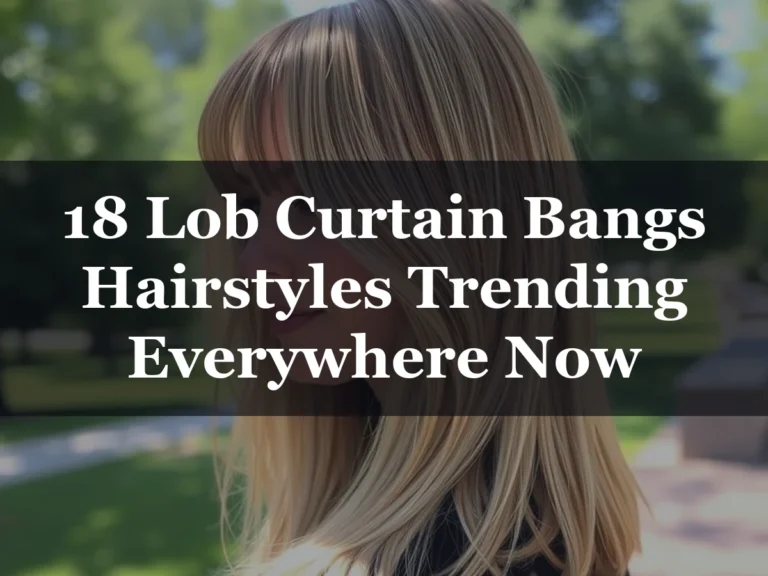 18 Lob Curtain Bangs Hairstyles Trending Everywhere Now - 18 Lob Curtain Bangs Hairstyles Trending Everywhere Now