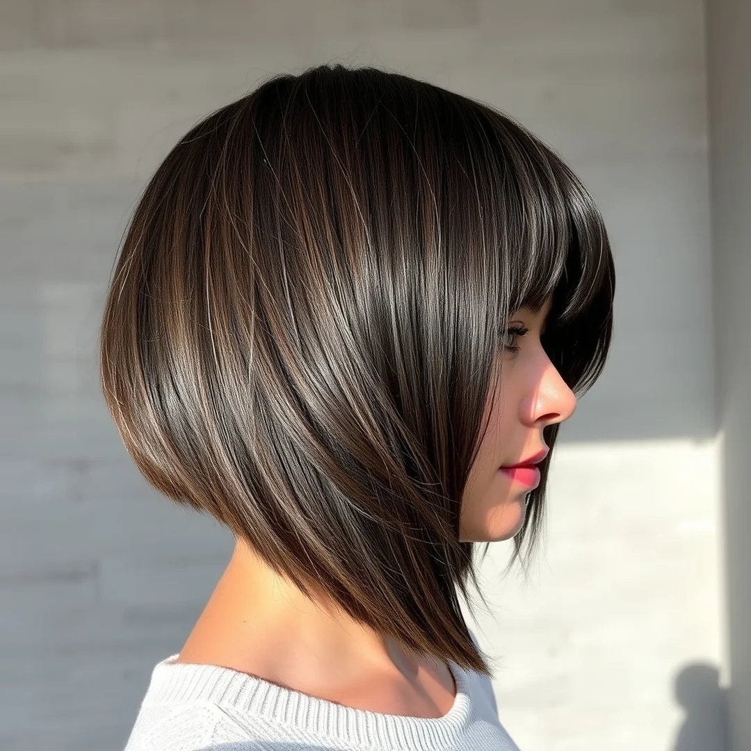 Asymmetrical Lob With Bangs - 18 Lob Curtain Bangs Hairstyles Trending Everywhere Now