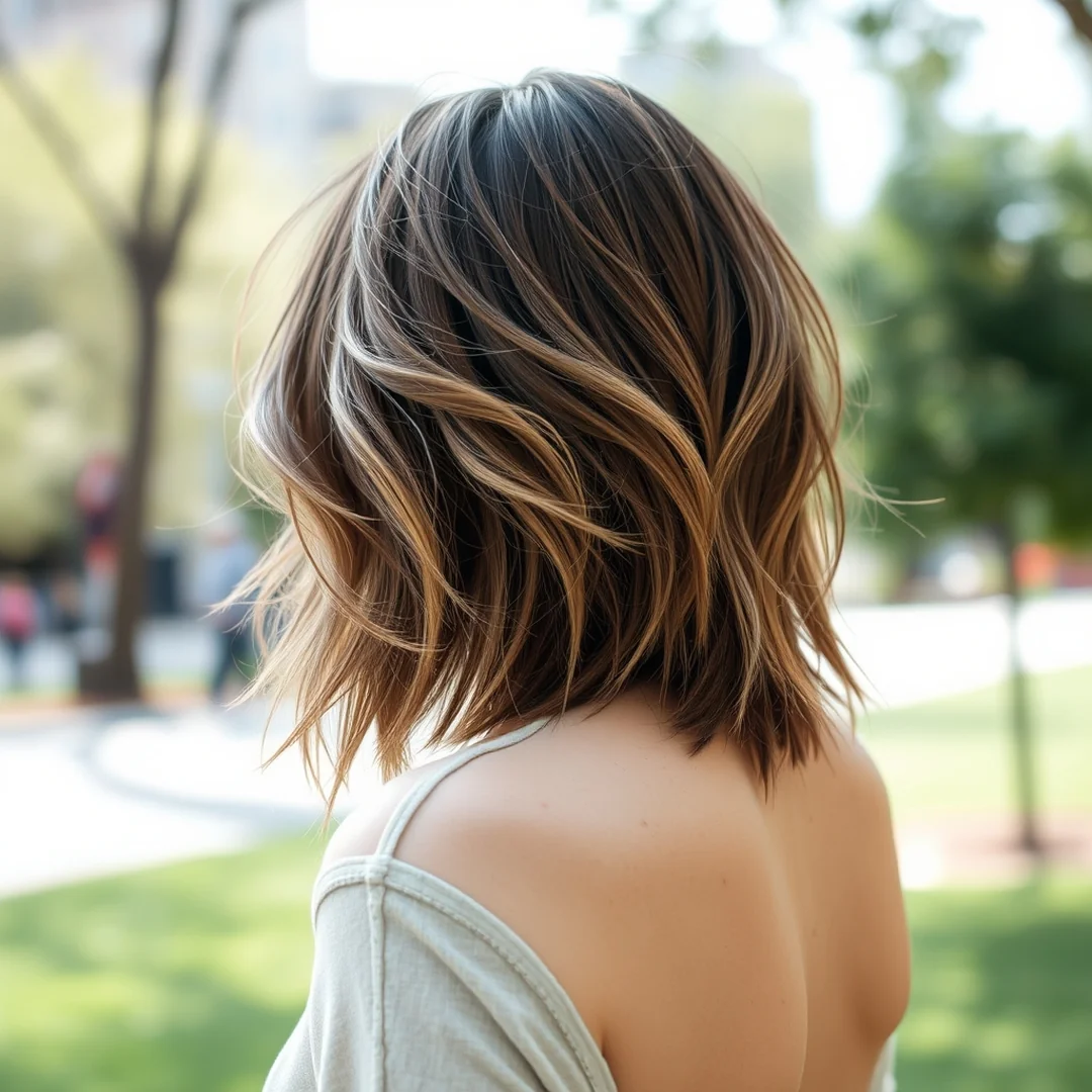 Shaggy Lob With Fringe - 18 Lob Curtain Bangs Hairstyles Trending Everywhere Now