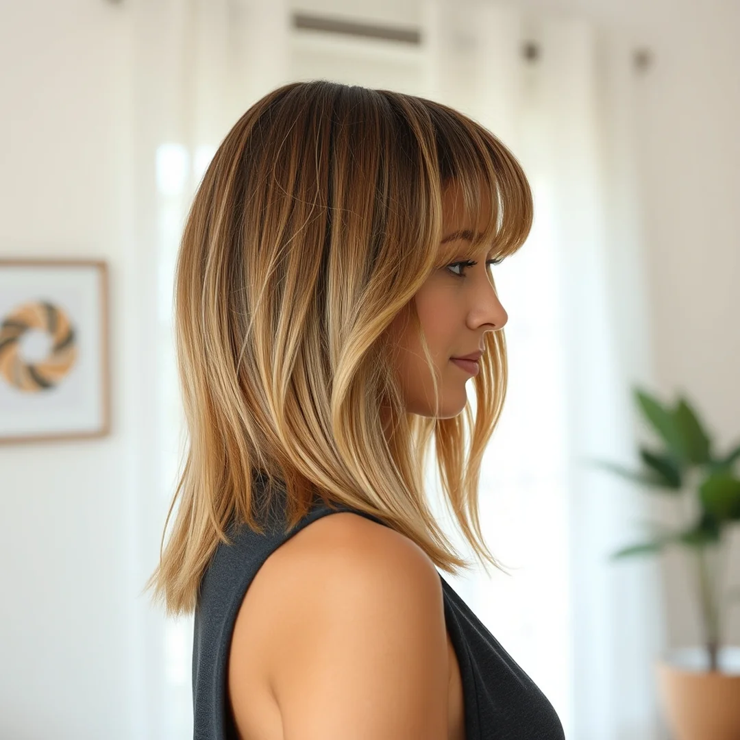 Easy Maintenance Curtain Bangs - 18 Lob Curtain Bangs Hairstyles Trending Everywhere Now