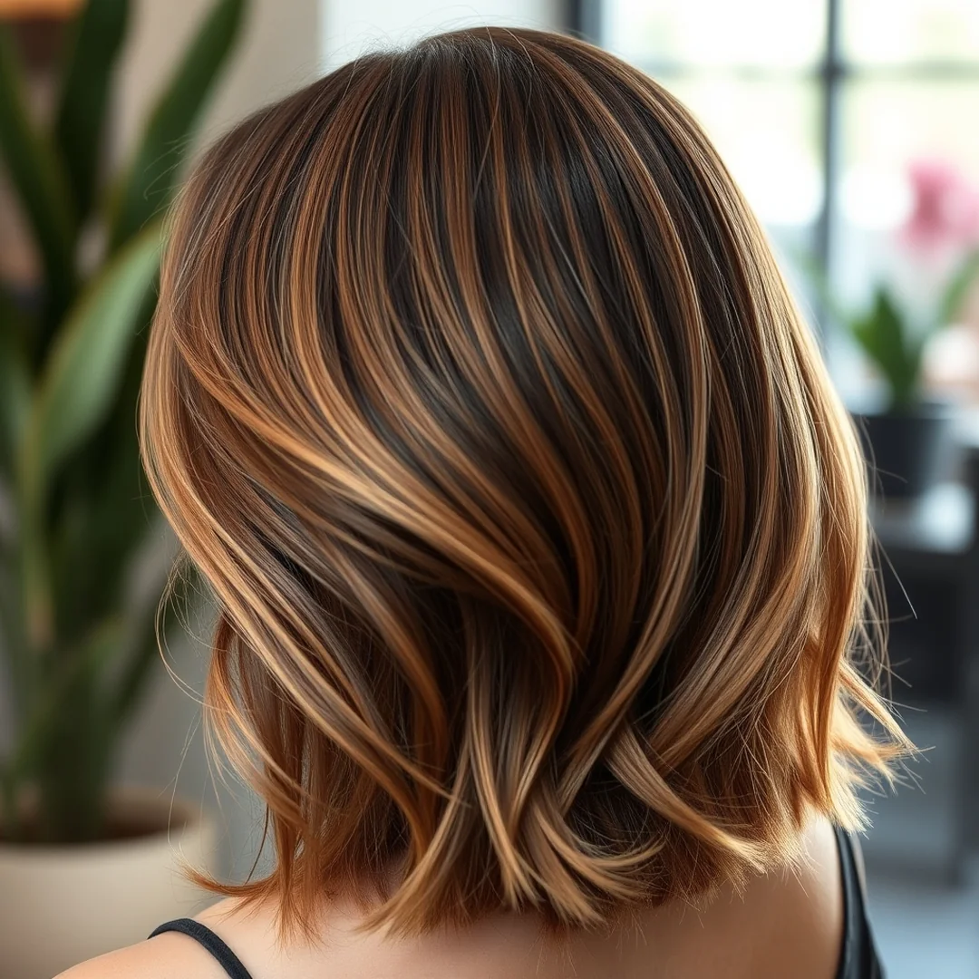 High End Balayage Blend - 18 Lob Hairstyles Balayage Bangs High End Style Ideas