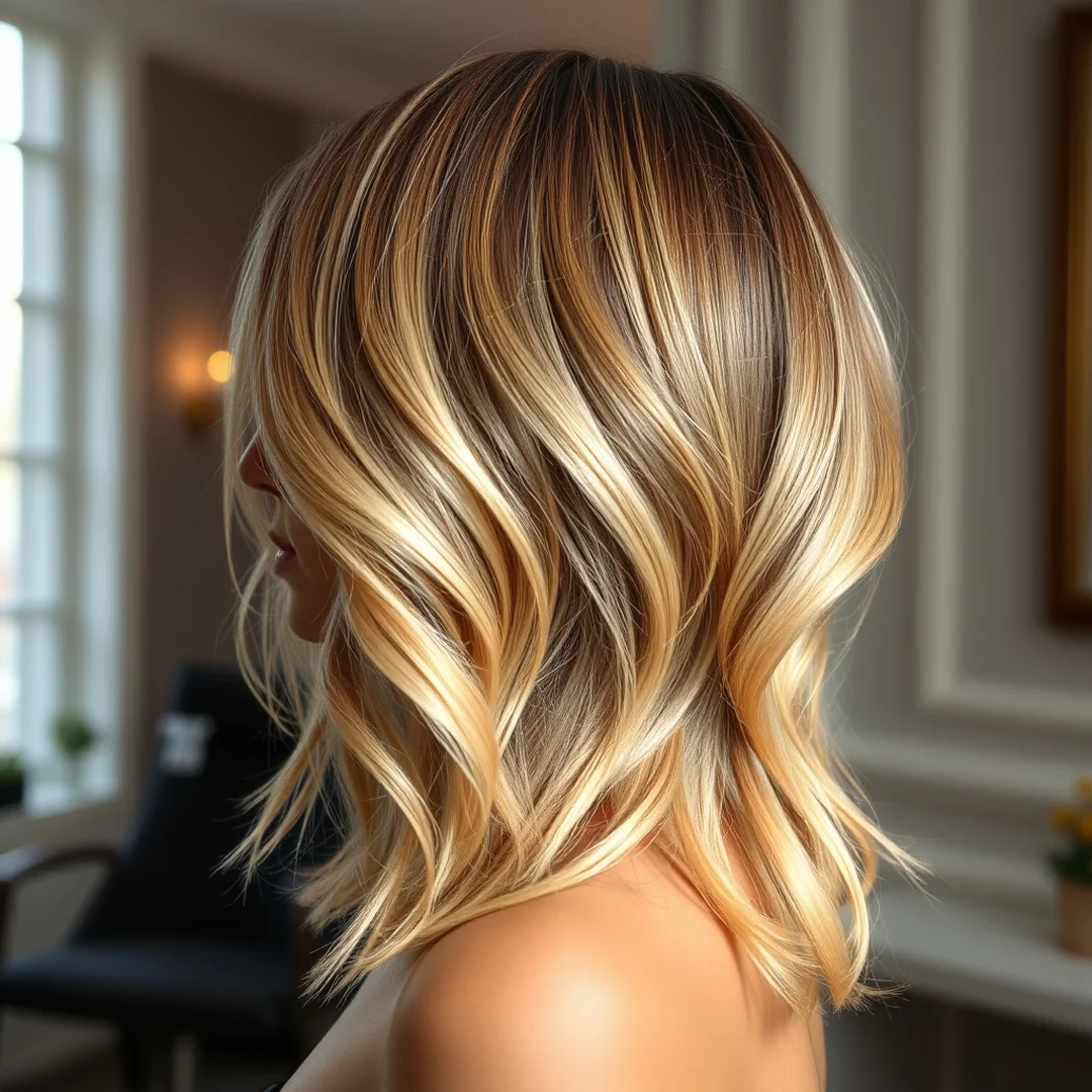 Layered Balayage Lob - 18 Lob Hairstyles Balayage Bangs High End Style Ideas