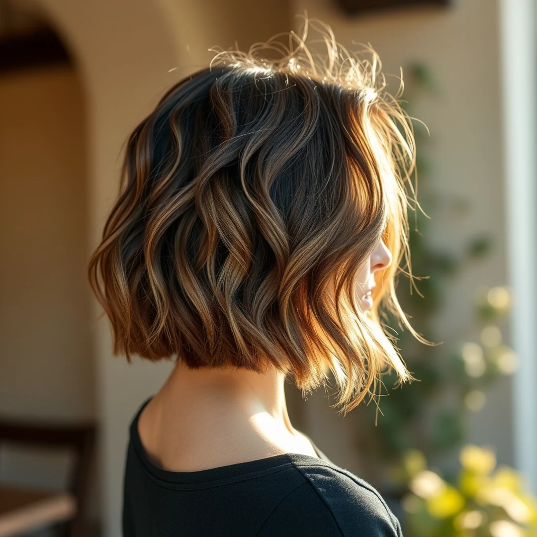 Wavy Fringe Lob - 18 Lob Hairstyles Balayage Bangs High End Style Ideas