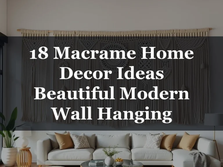 18 Macrame Home Decor Ideas Beautiful Modern Wall Hanging - 18 Macrame Home Decor Ideas Beautiful Modern Wall Hanging