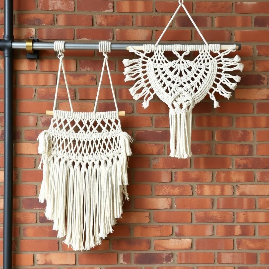 Industrial Macrame Accents - 18 Macrame Home Decor Ideas Beautiful Modern Wall Hanging