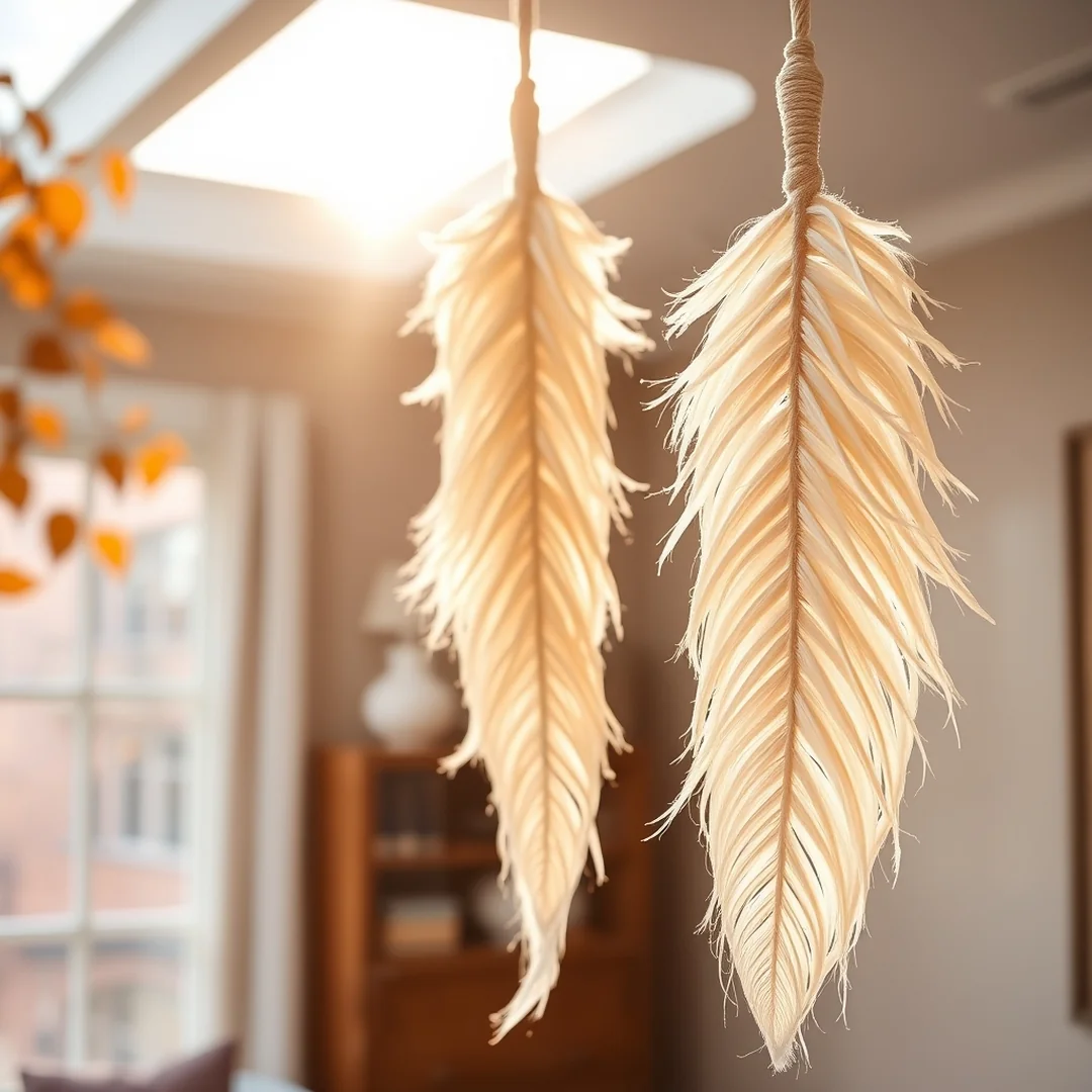 Macrame Feather Accents - 18 Macrame Home Decor Ideas Beautiful Modern Wall Hanging