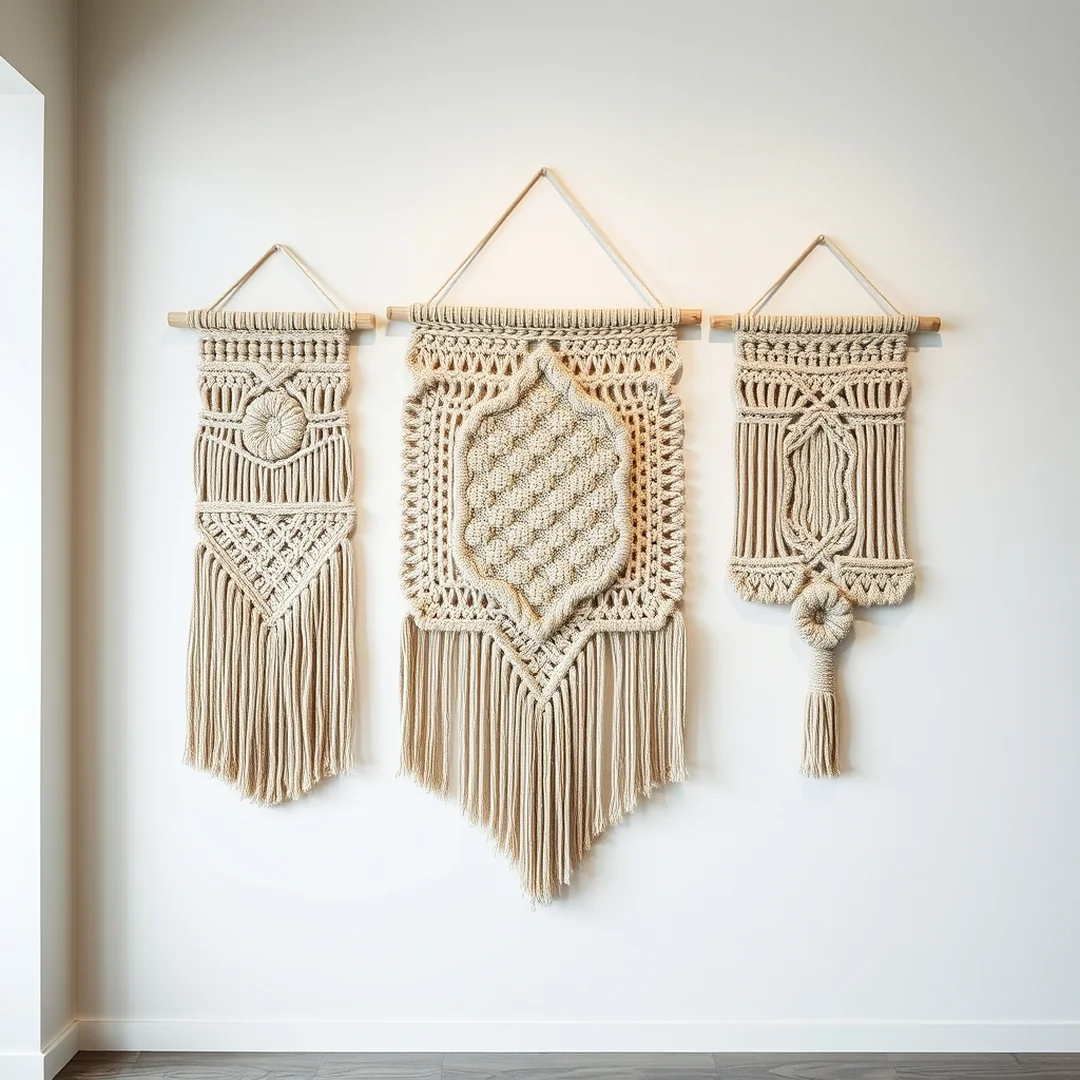 Textural Wall Elements - 18 Macrame Home Decor Ideas Beautiful Modern Wall Hanging