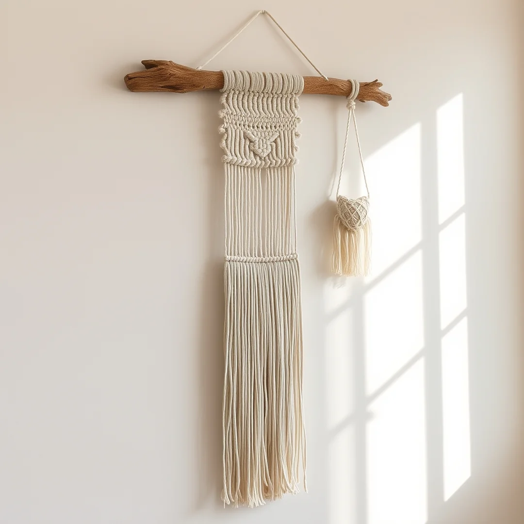 Driftwood Wall Hangings - 18 Macrame Home Decor Ideas Beautiful Modern Wall Hanging