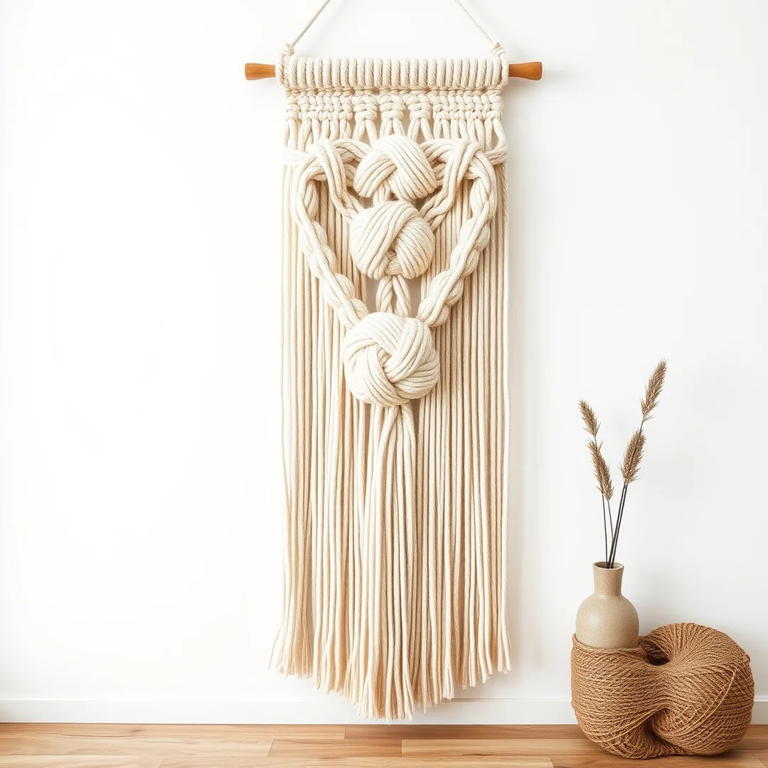 Chunky Yarn Art - 18 Macrame Home Decor Ideas Beautiful Modern Wall Hanging
