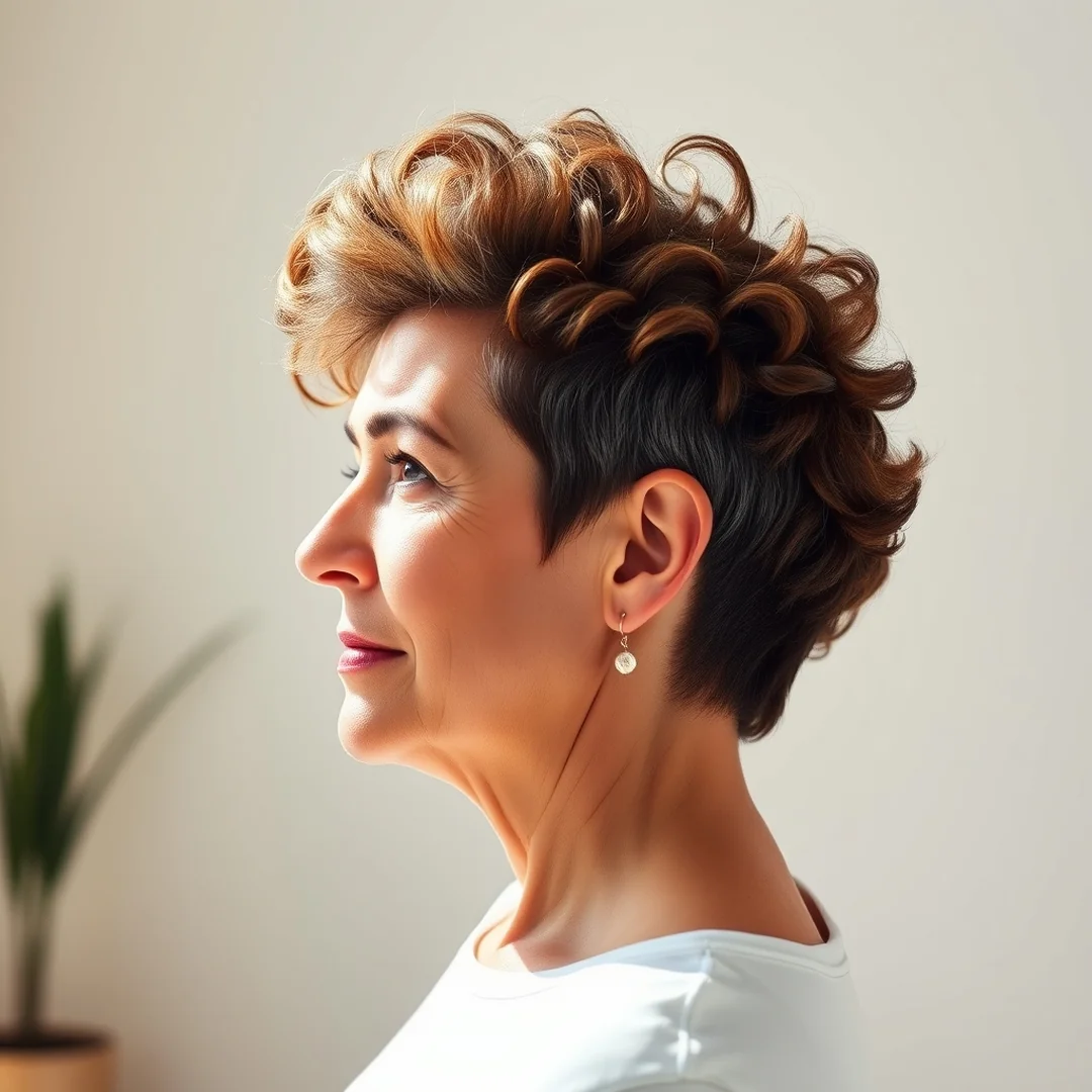Modern Curly Undercut - 18 Natural Curly Short Haircuts Women 50 Embrace Texture