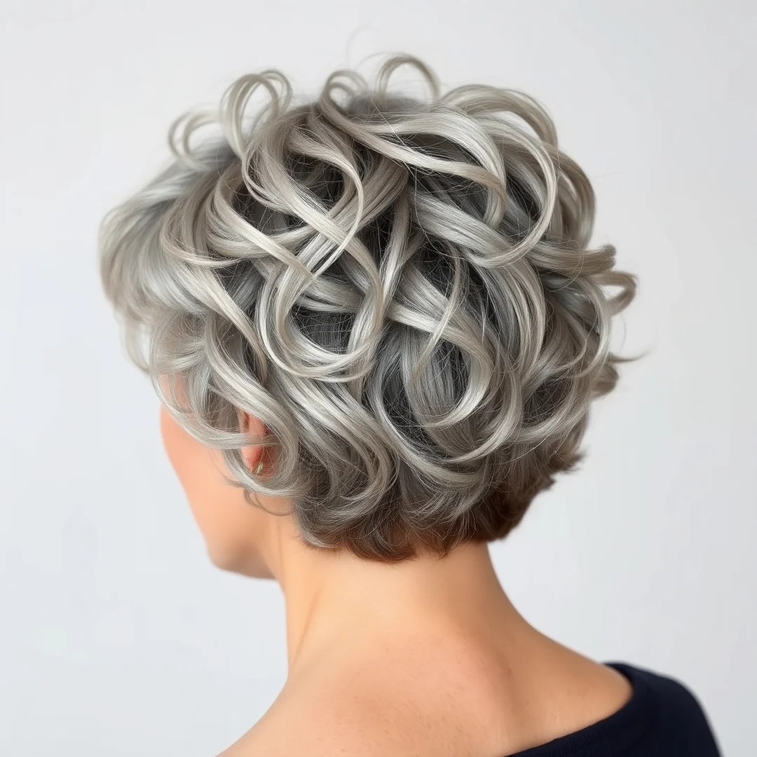 Silver Curly Short Crop - 18 Natural Curly Short Haircuts Women 50 Embrace Texture