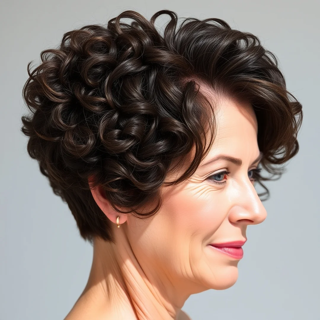 Voluminous Curly Top - 18 Natural Curly Short Haircuts Women 50 Embrace Texture