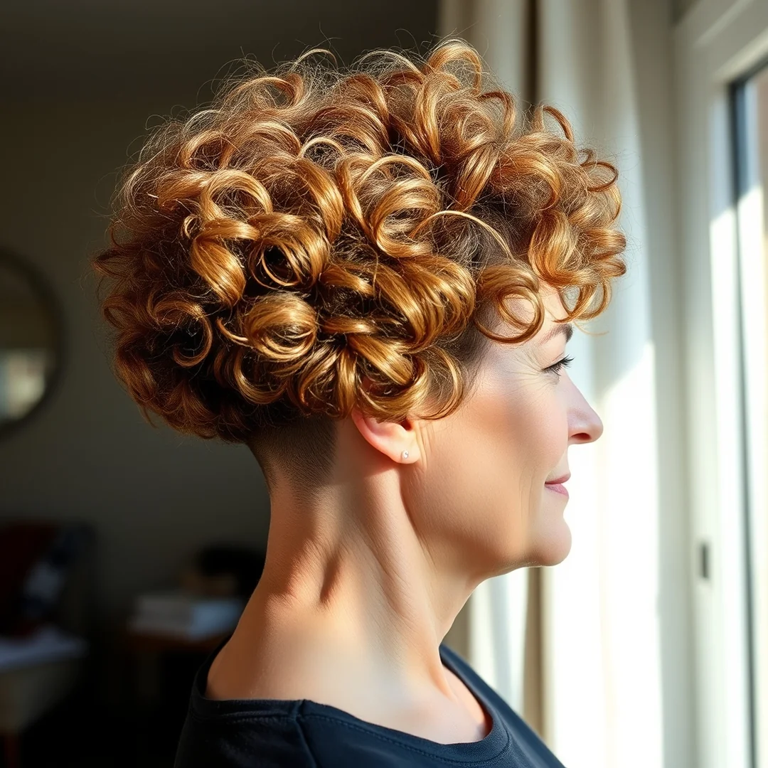 Undercut Curly Style - 18 Natural Curly Short Haircuts Women 50 Embrace Texture