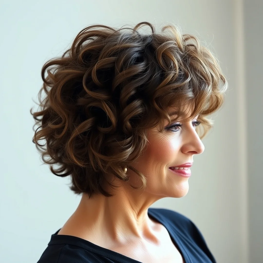 Graduated Curly Cut - 18 Natural Curly Short Haircuts Women 50 Embrace Texture