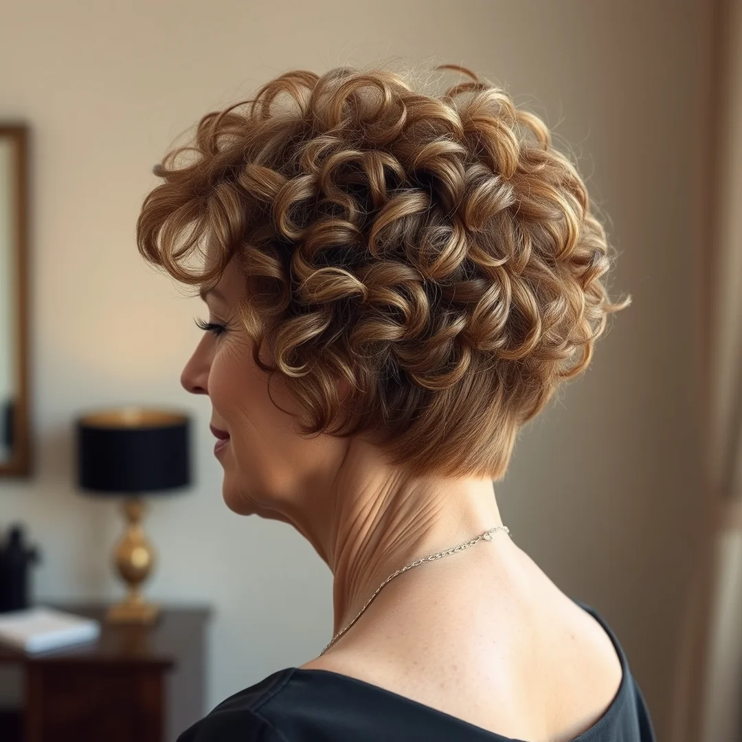 Stacked Curly Bob - 18 Natural Curly Short Haircuts Women 50 Embrace Texture