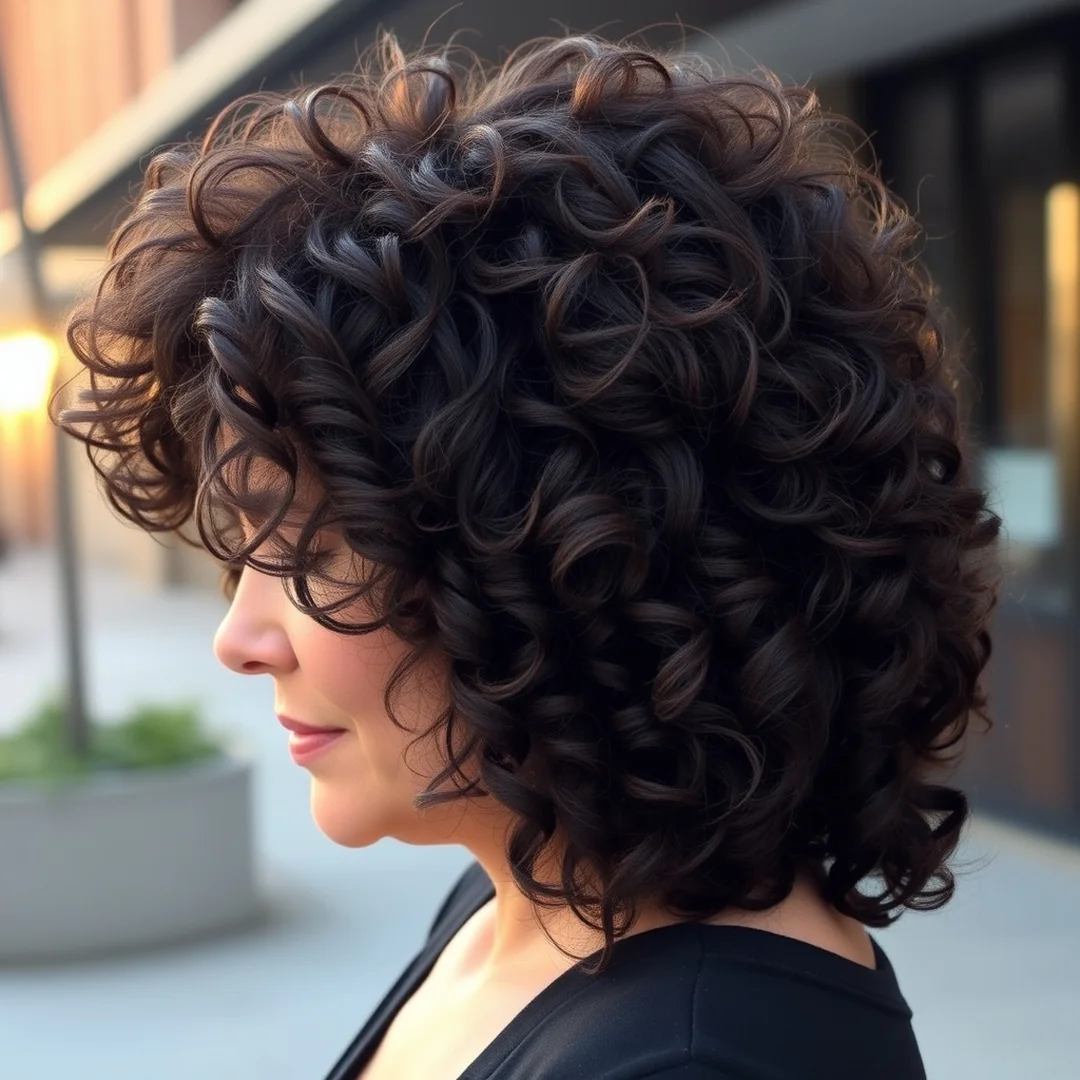 Layered Curly Shag - 18 Natural Curly Short Haircuts Women 50 Embrace Texture
