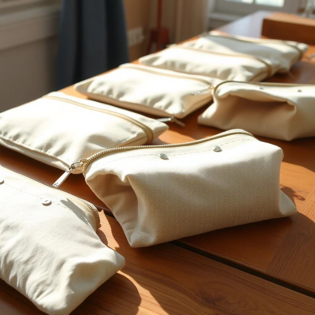 Linen Zipper Pouches - 18 Sewing Gift Ideas for Women That Feel Thoughtful Handmade