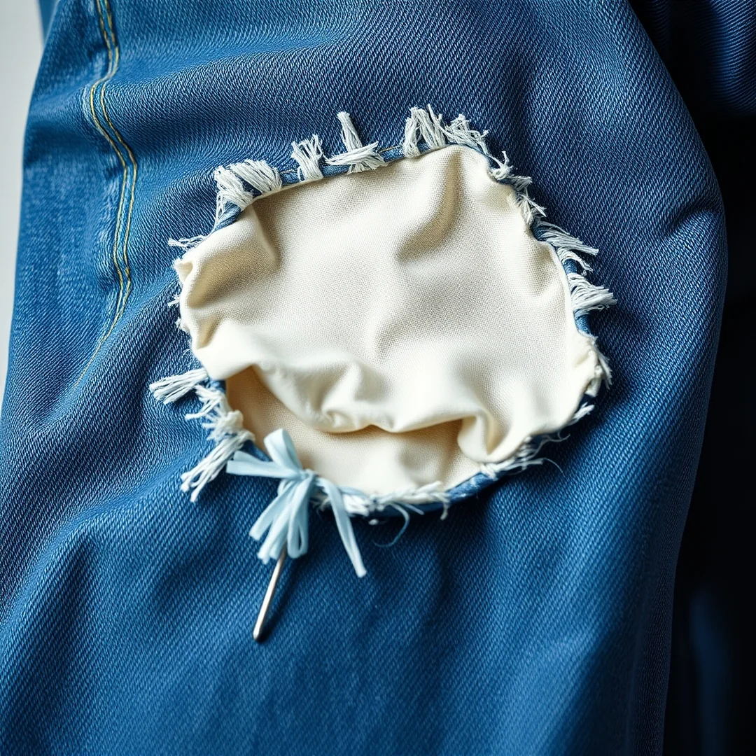 Patching Denim Jeans - 18 Sewing Hacks and Alterations That Save Clothes Fast
